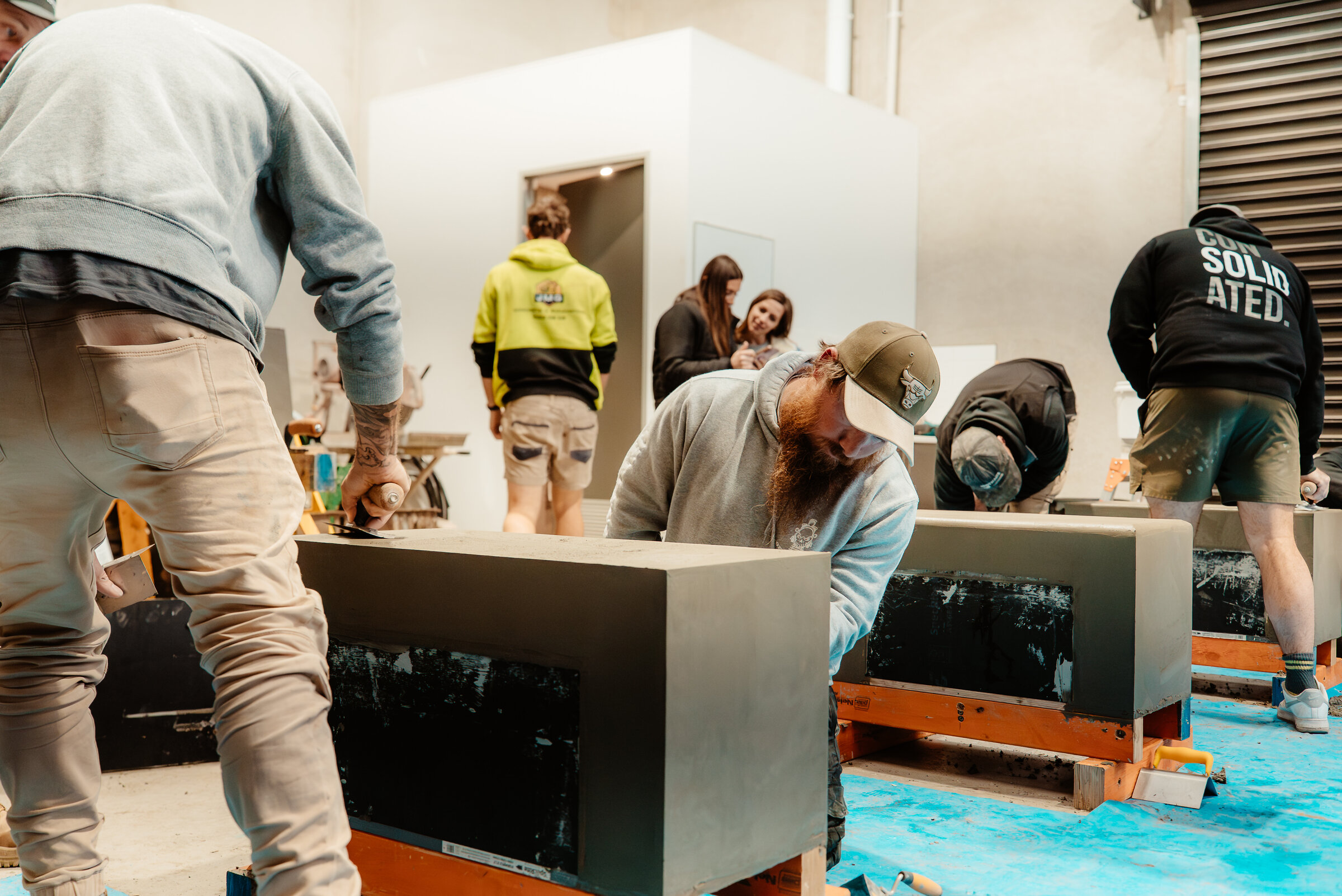 Inside Concrete Artistry workshop, June 2026
