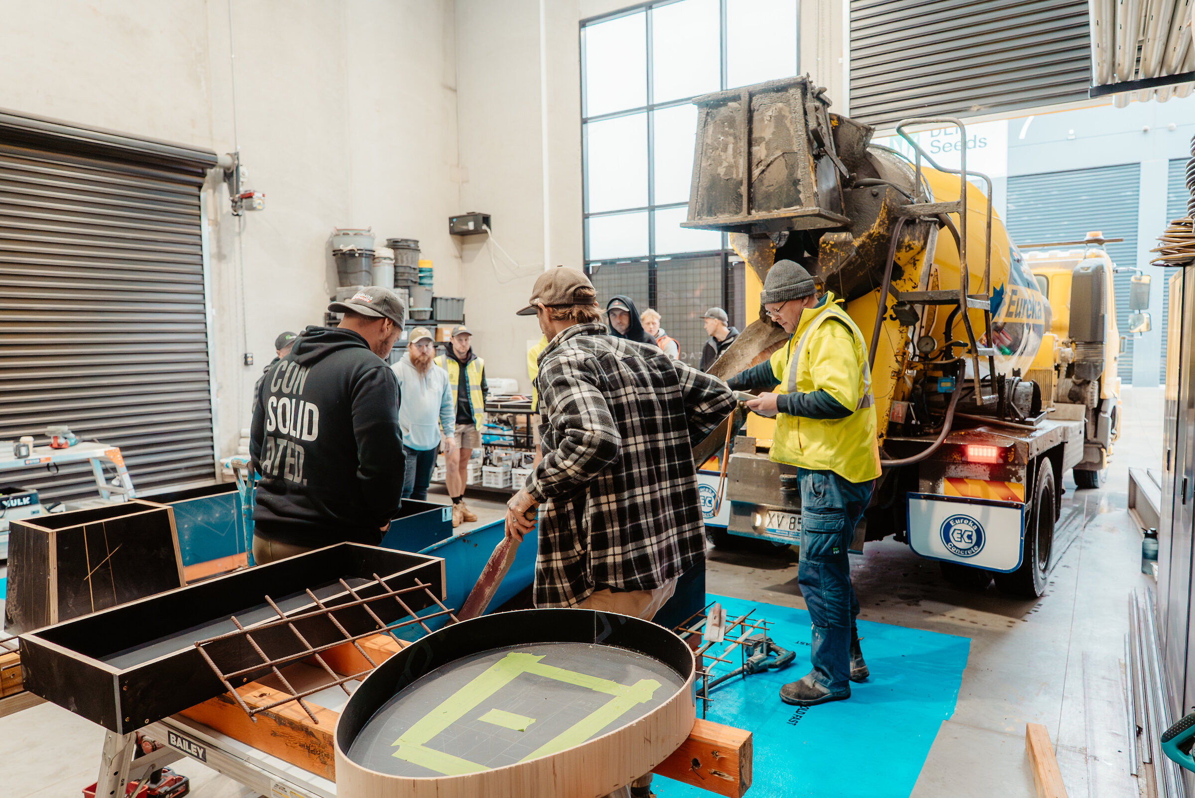 Inside Concrete Artistry workshop, June 2026