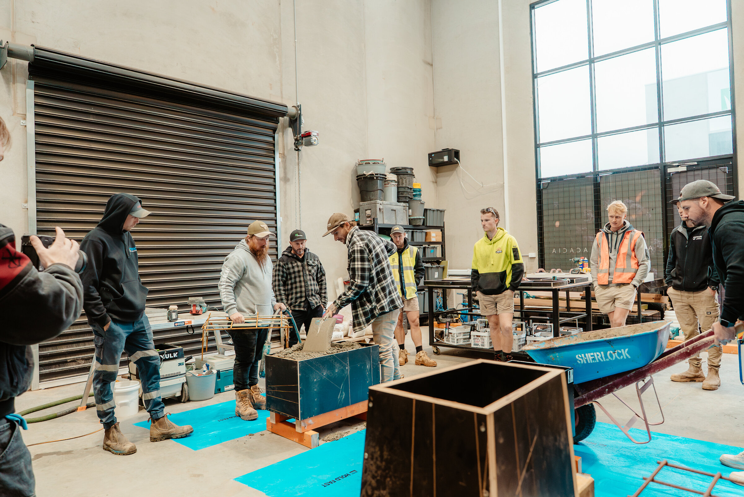 Inside Concrete Artistry workshop, June 2026