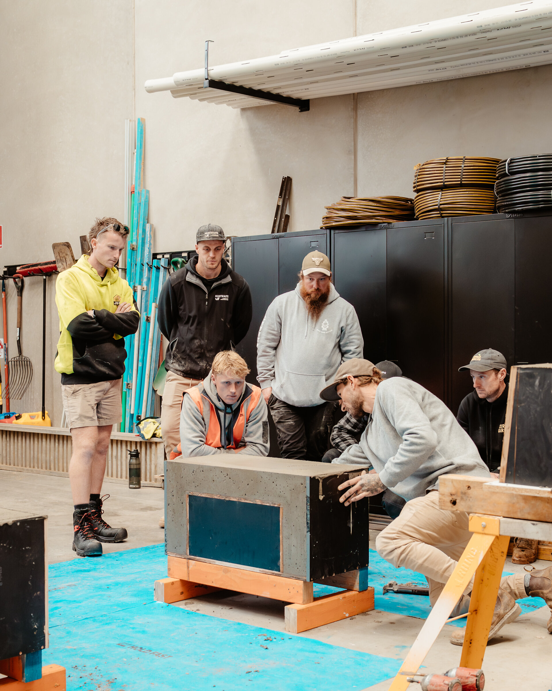 Inside Concrete Artistry workshop, June 2026