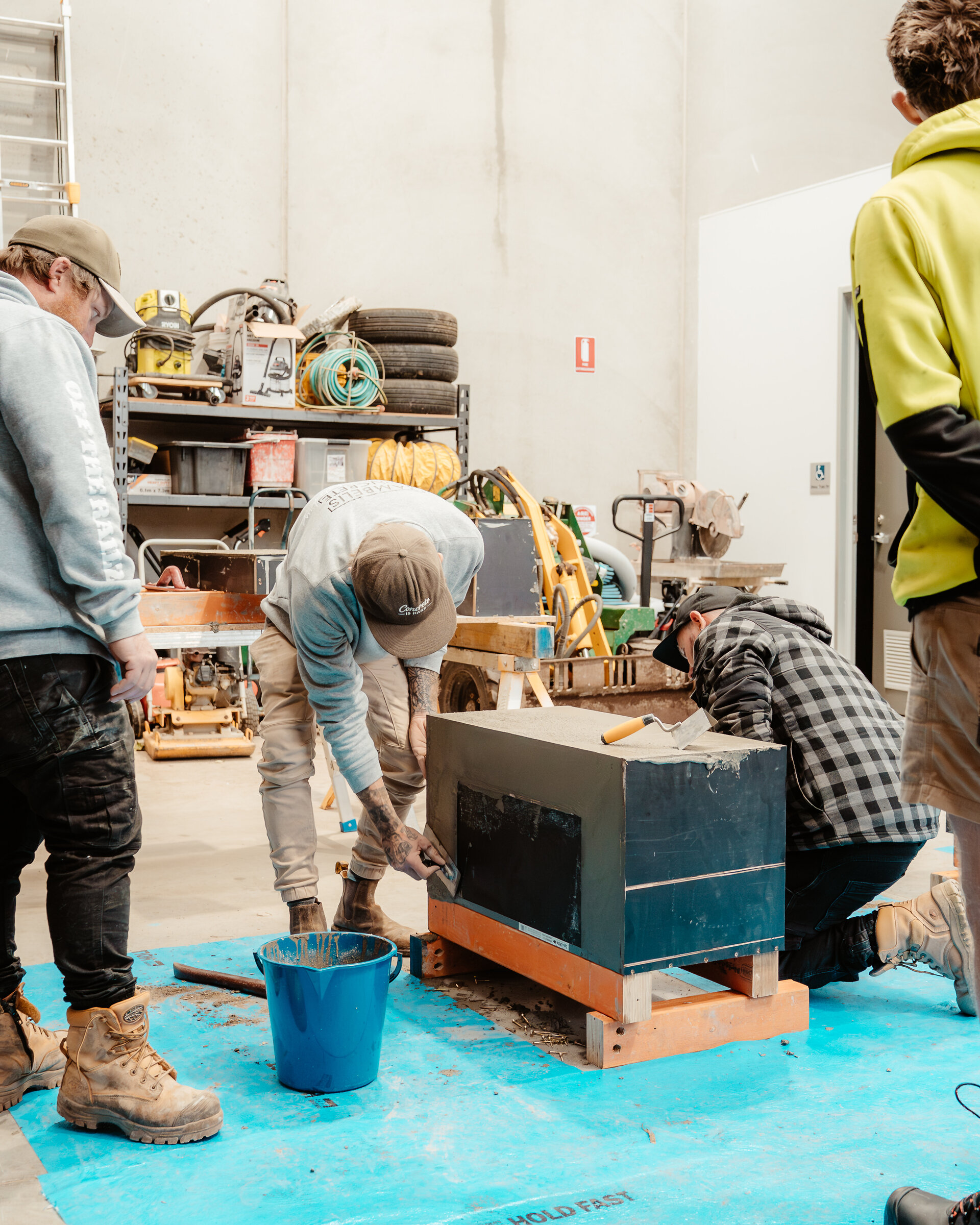 Inside Concrete Artistry workshop, June 2026