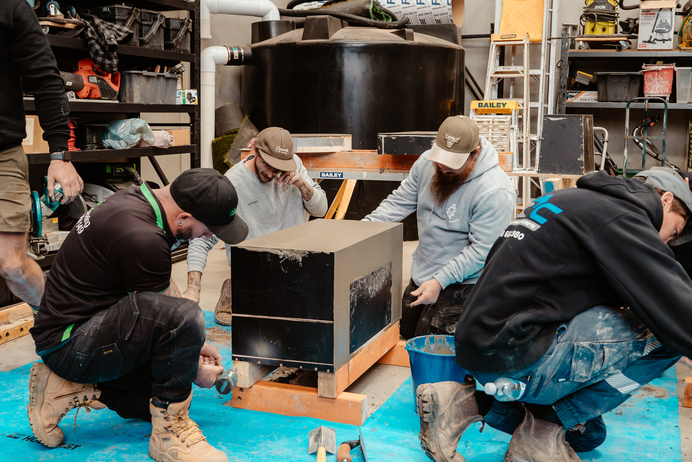 Inside Concrete Artistry workshop, June 2026